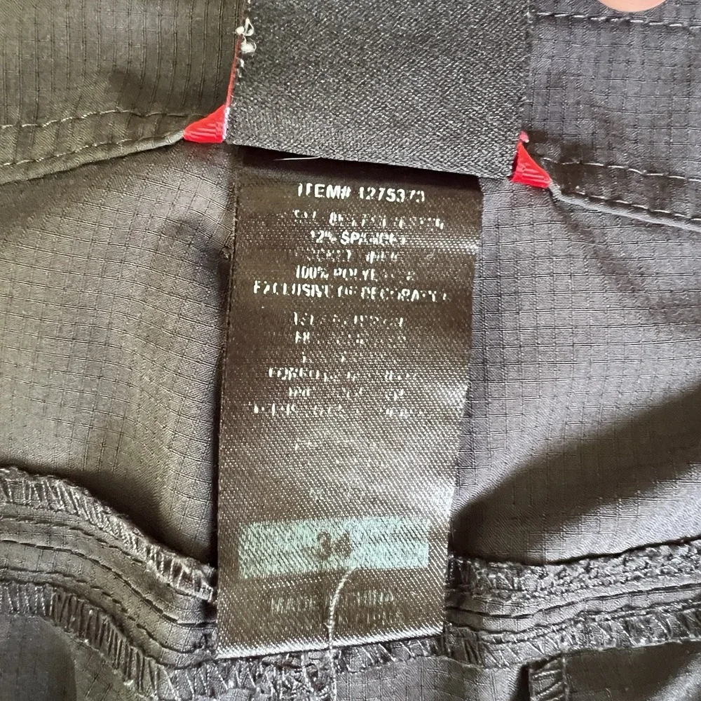 Gerry Cargo Shorts Mens 34 Gray Lightweight Pockets Quick Dry‎ Elastic Waist